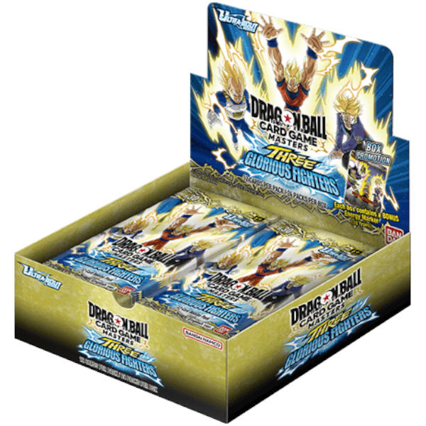 Dragon Ball Super Card Game Masters B30 Three Glorious Fighters Booster Box