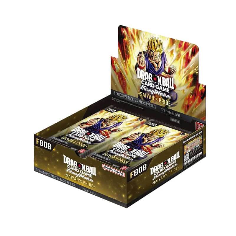 Dragon Ball Super Card Game: Fusion World – Booster Display: Saiyan’s Pride [FB08]